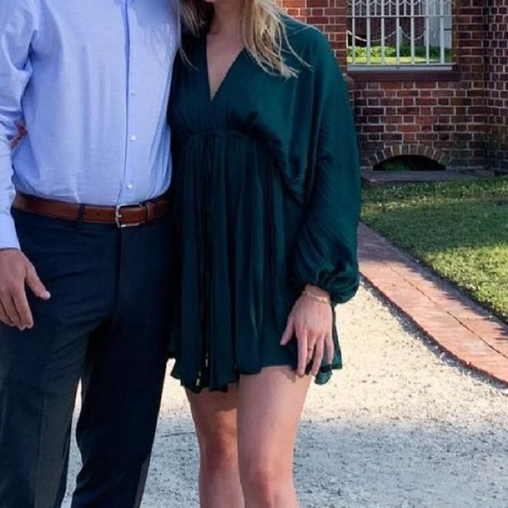 FREE PEOPLE EMERALD DRESS